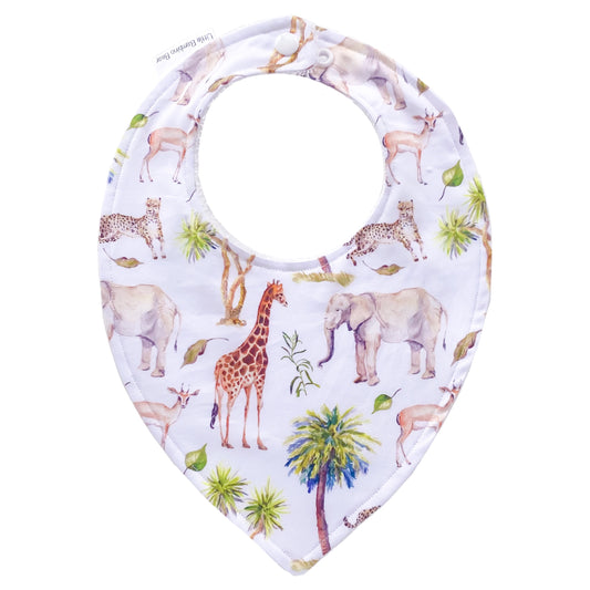 Wild Africa Baby Bib - Little Bambino Bear