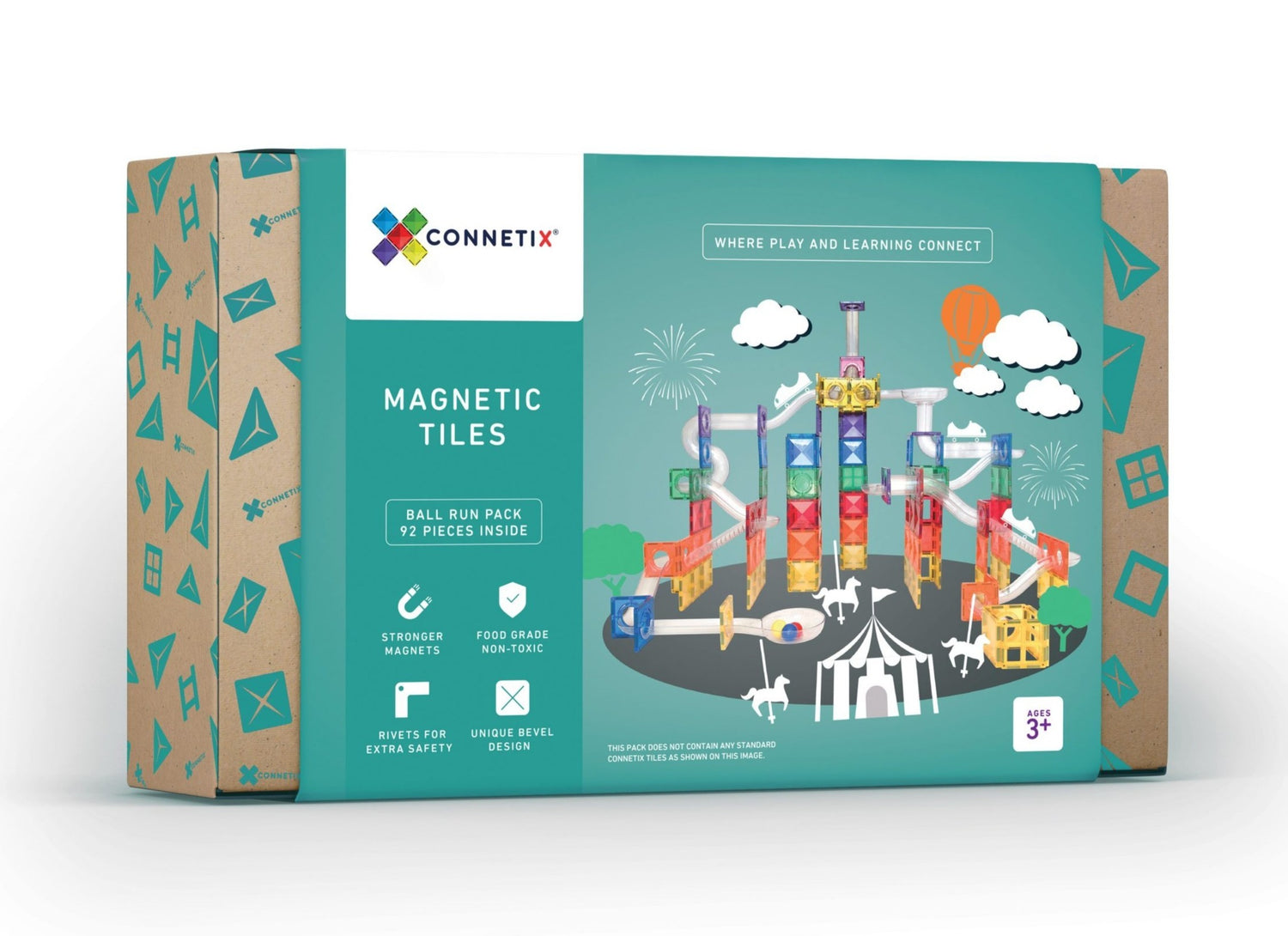Connetix - 92 Piece Ball Run Pack