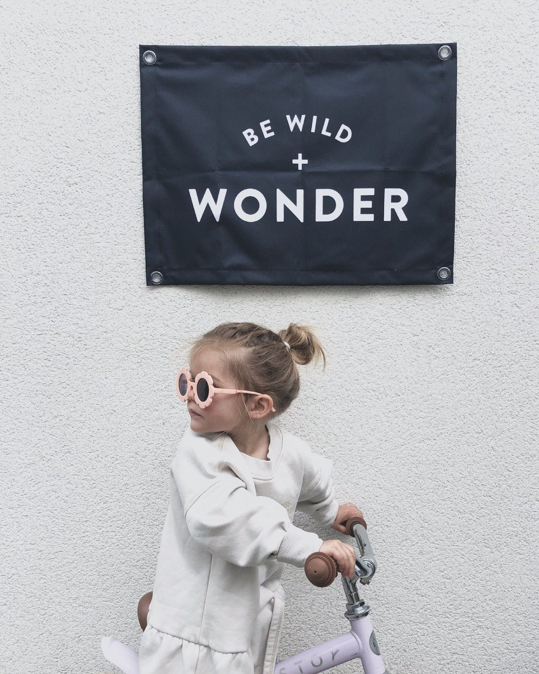 Leonie and the Leopard  - Be Wild + Wonder Outdoor Flag