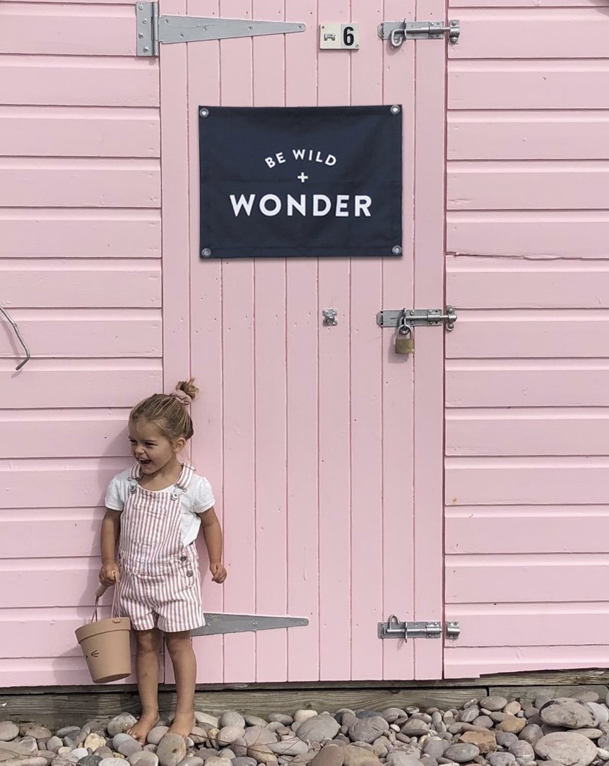 Leonie and the Leopard  - Be Wild + Wonder Outdoor Flag