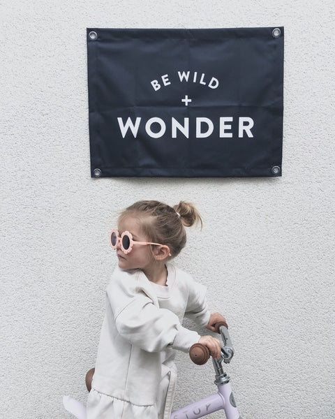 Leonie and the Leopard  - Be Wild + Wonder Outdoor Flag