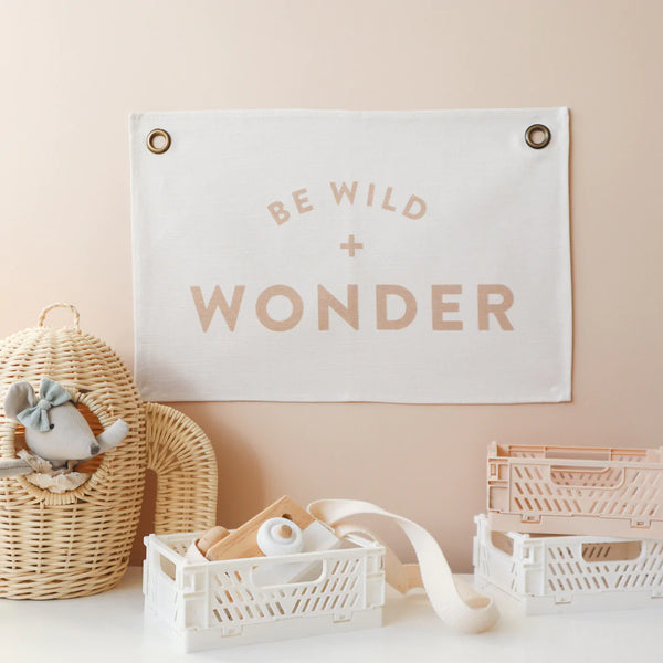 Leonie and the Leopard - Be Wild + Wonder Wall Banner