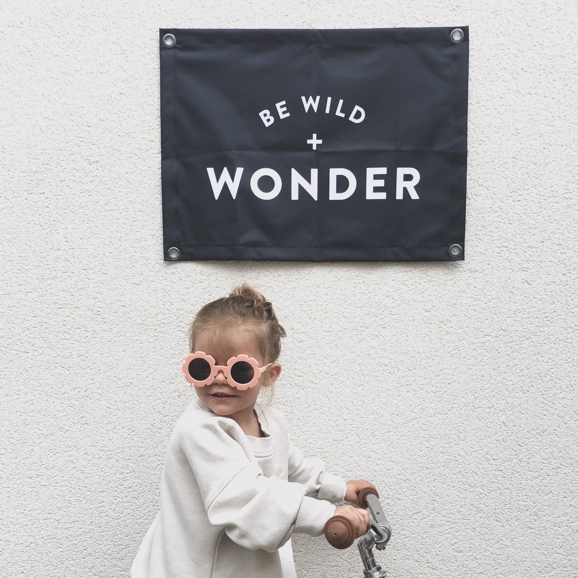 Leonie and the Leopard  - Be Wild + Wonder Outdoor Flag
