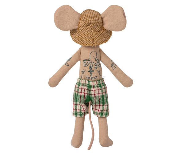 Maileg - Beach Mouse Dad in Cabin