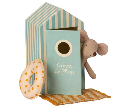 Maileg - Beach Mouse Little Brother in Cabin