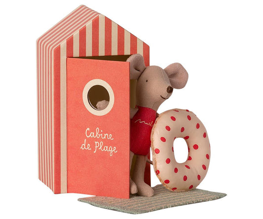 Maileg - Beach Mouse Little Sister in Cabin
