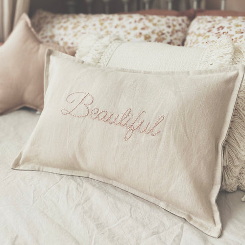 Beautiful Hand Embroidered Cushion - Coming Soon!