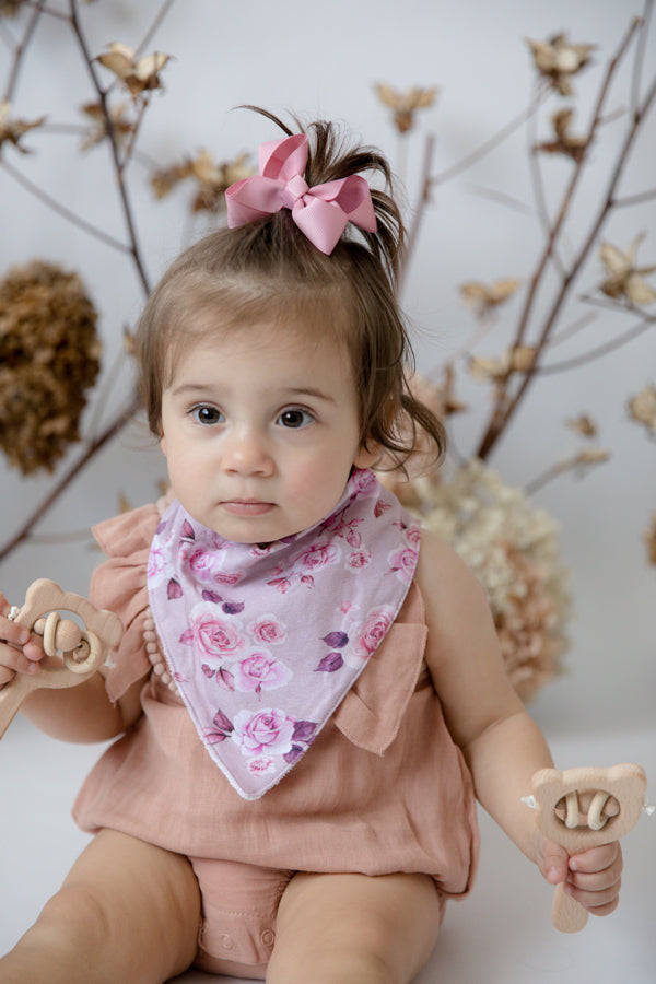Snuggle Hunny Kids - Dribble Bib - Blossom