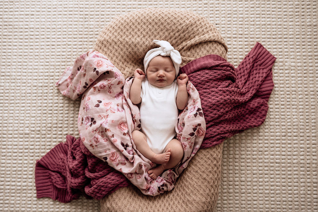 Snuggle Hunny Kids - Muslin Wrap - Blossom