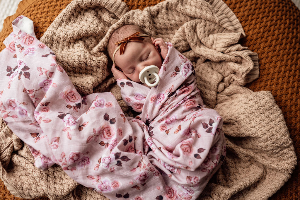 Snuggle Hunny Kids - Muslin Wrap - Blossom