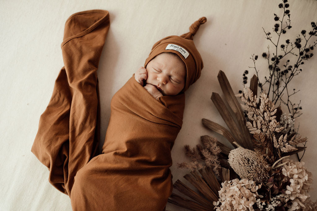 Bronze Jersey Wrap Set - Snuggle Hunny Kids | Little Bambino Bear