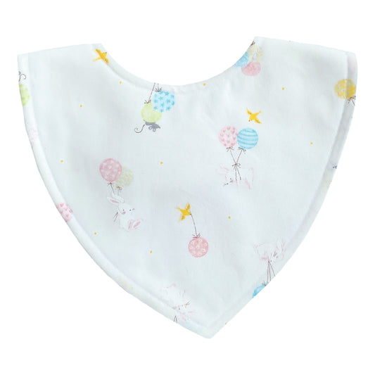 Handmade Baby Bib - Bunny Balloon | Little Bambino Bear 