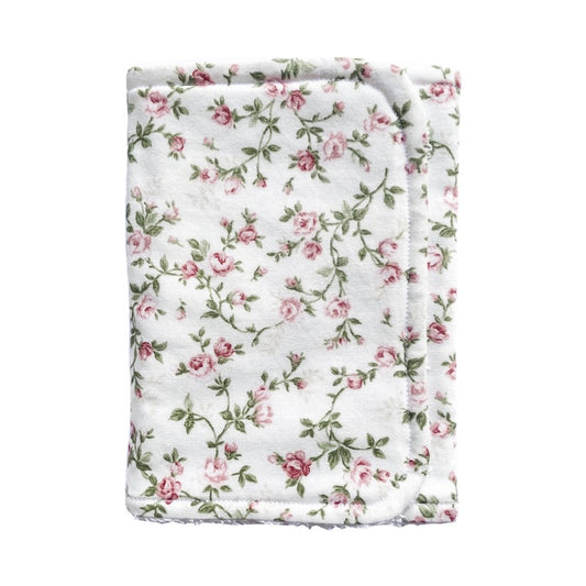 Handmade Burp Cloth - Vintage Roses
