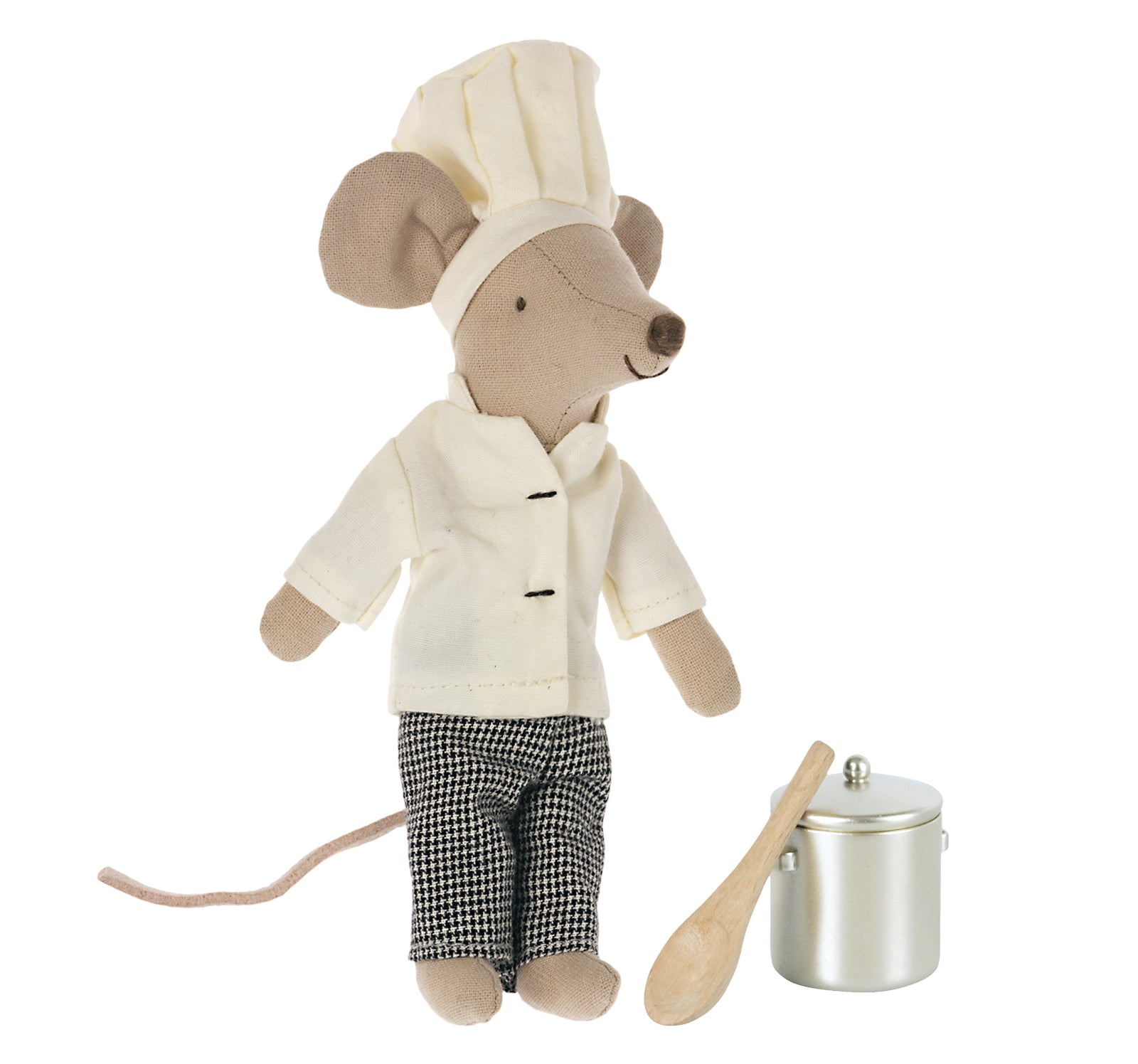 Maileg - Chef Mouse with Pot and Spoon
