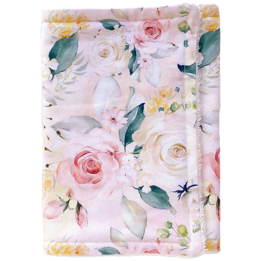 Clementine Floral Burp Cloth - Little Bambino Bear