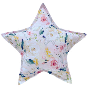 Clementine Floral Star Cushion - Little Bambino Bear