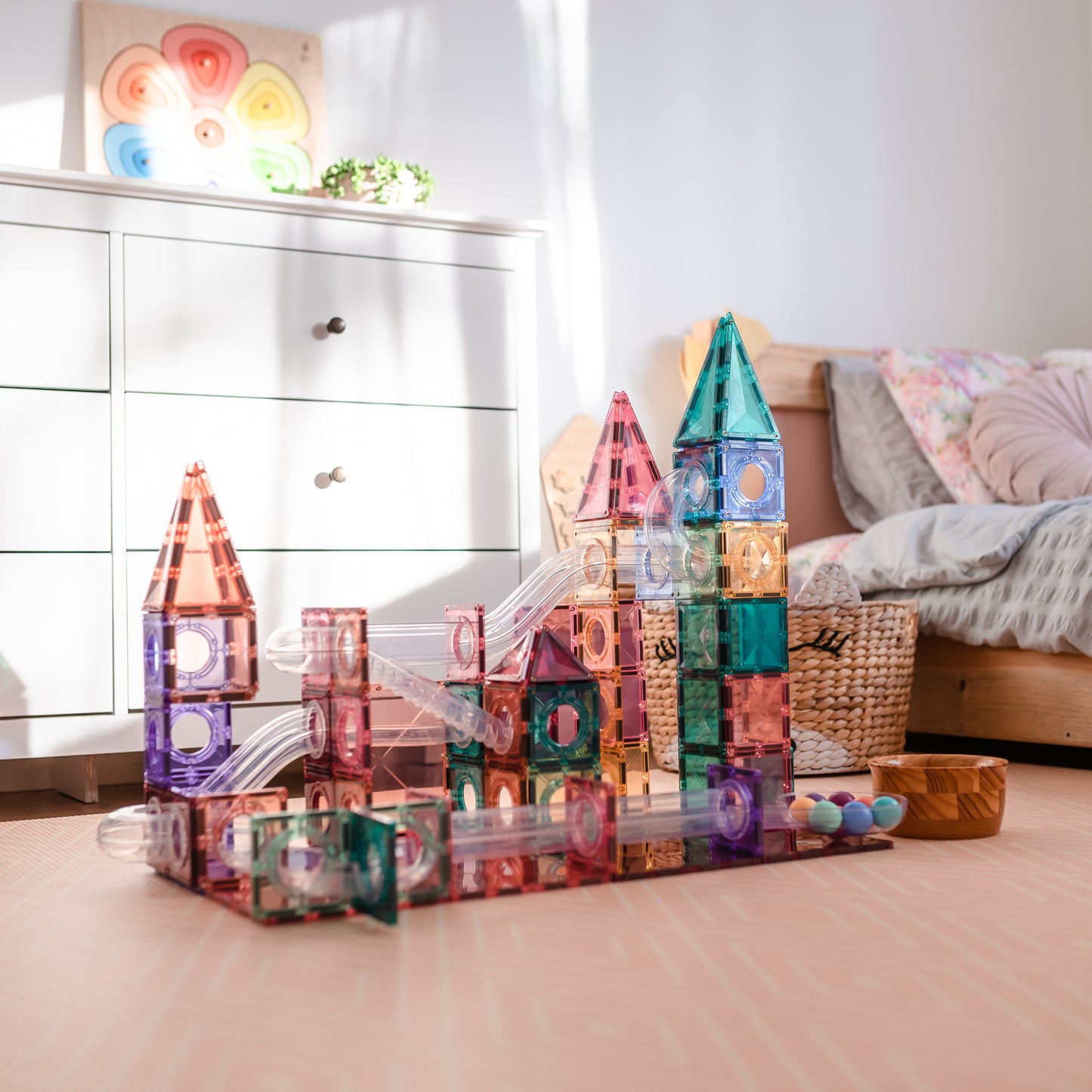 Connetix Pastel Ball Run Pack | Little Bambino Bear