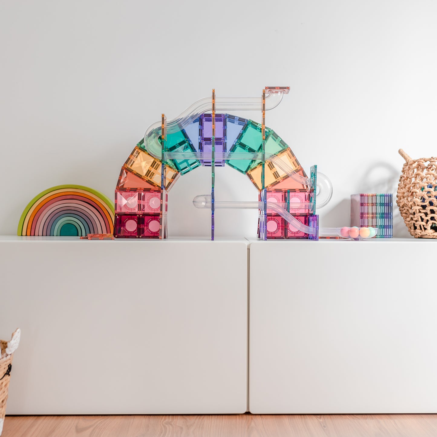 Connetix Pastel Ball Run Pack | Little Bambino Bear