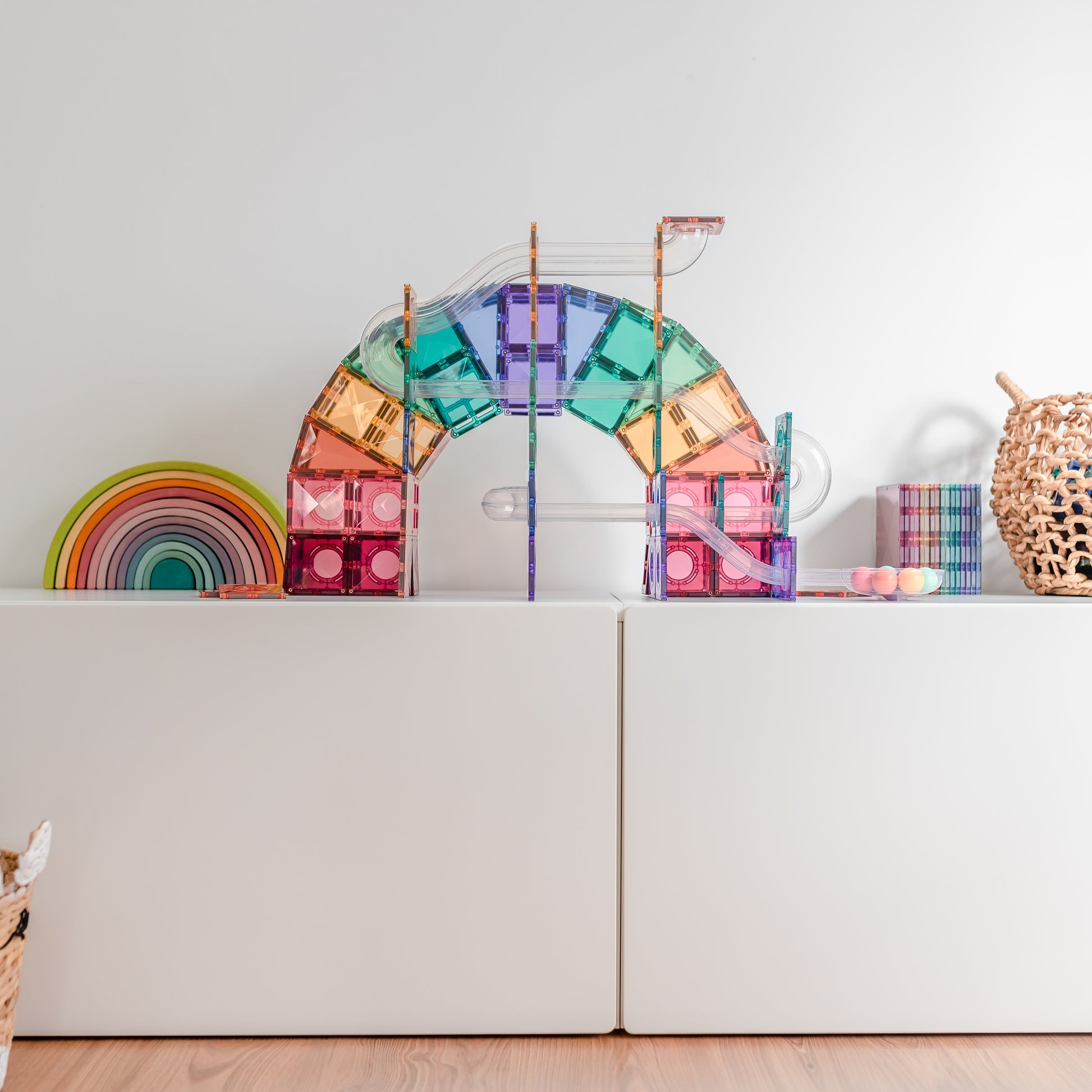 Connetix Pastel Ball Run Pack | Little Bambino Bear
