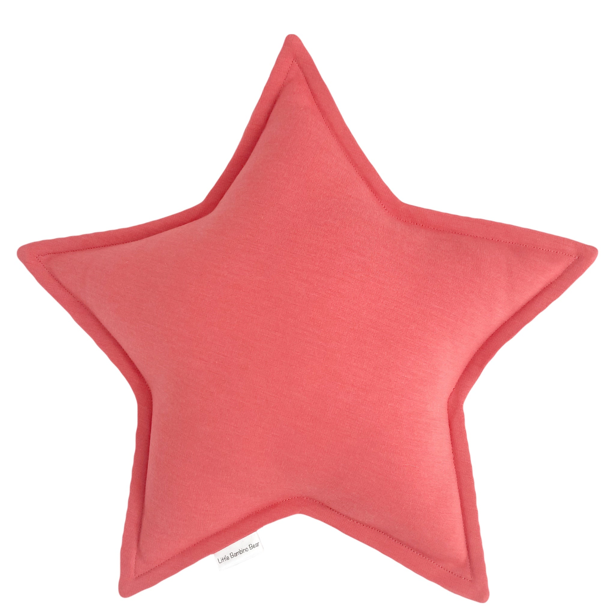 Coral Deluxe star cushion - little bambino bear