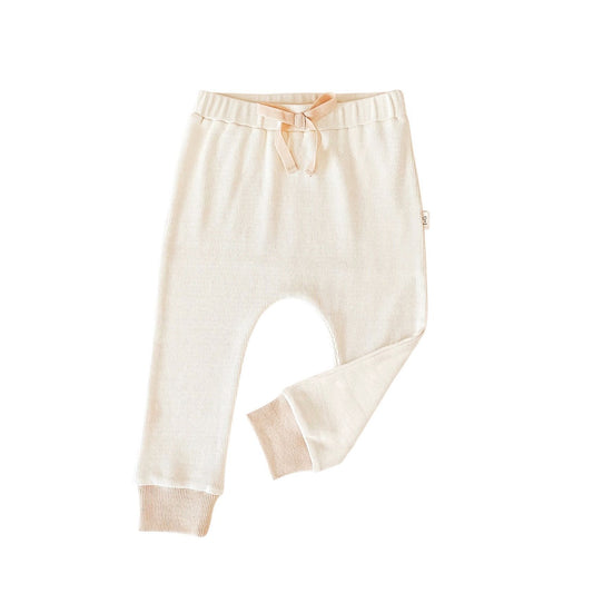 Relaxed Fit Leggings - Cream
