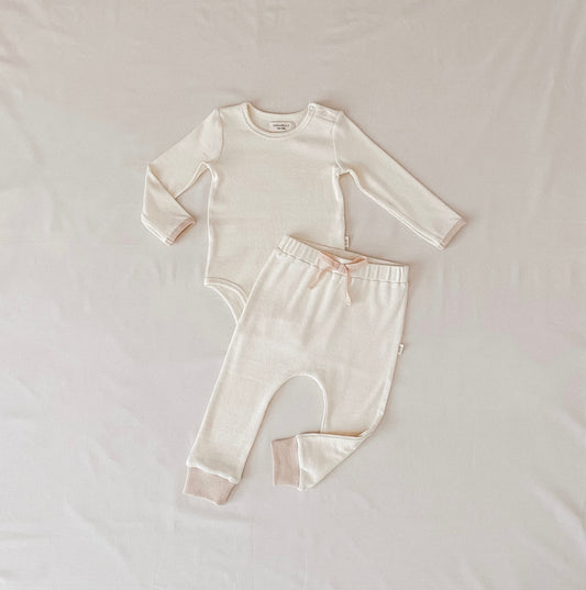 Relaxed Fit Leggings - Cream