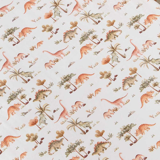 Snuggle Hunny Kids - Dino Bassinet Sheet / Change Pad Cover