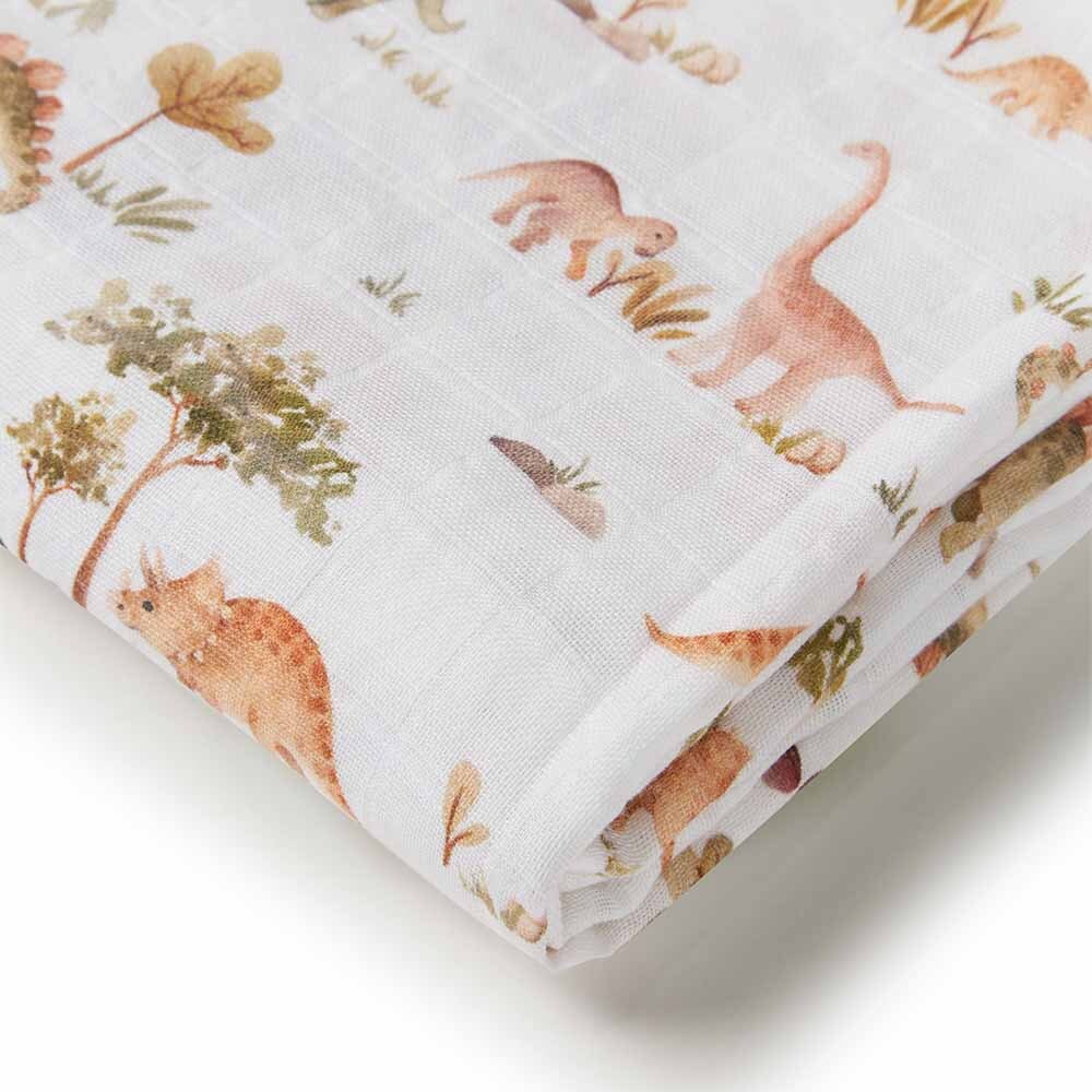 Snuggle Hunny Kids - Dino Organic Muslin Wrap
