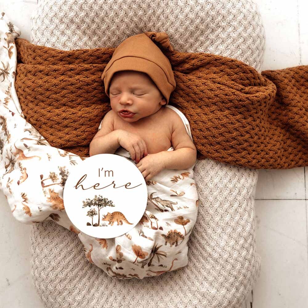 Snuggle Hunny Kids - Dino Organic Muslin Wrap