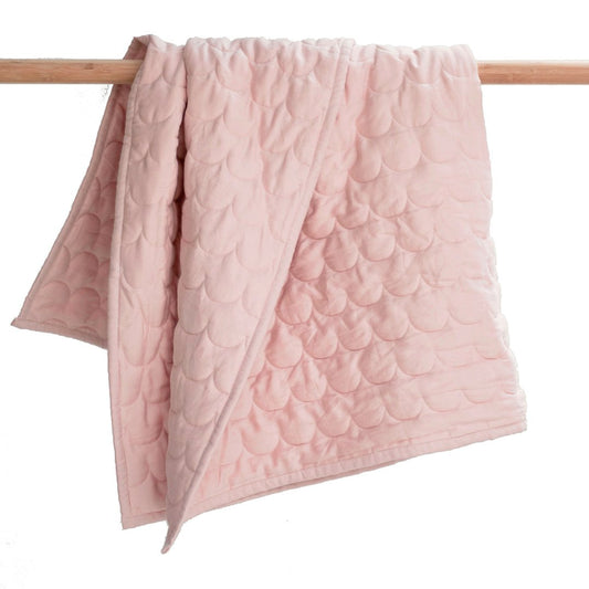 Burrow and Be Cot Quilt / Floor Mat - Dusty Rose