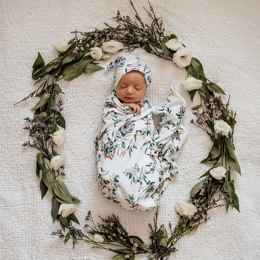 Eucalypt Jersey Wrap Set - Snuggle Hunny Kids 
