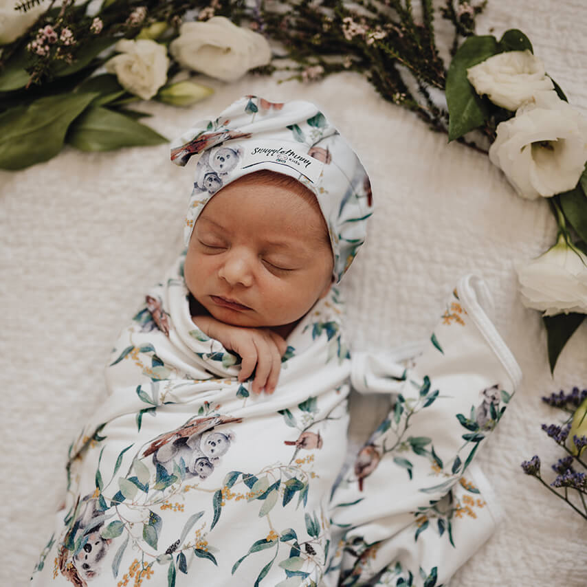Eucalypt Jersey Wrap Set - Snuggle Hunny Kids 