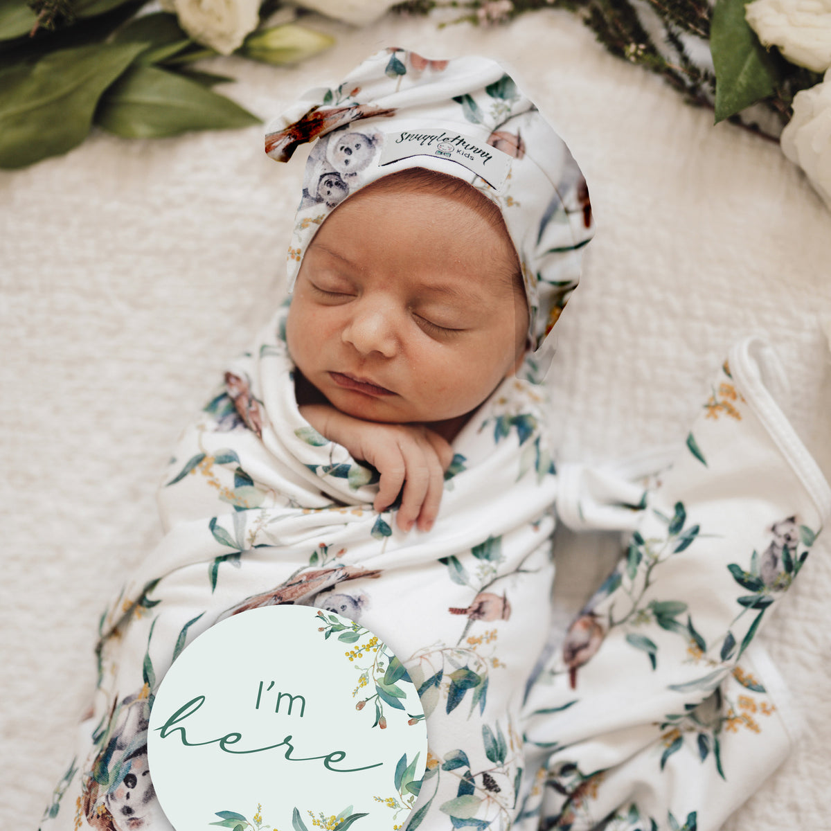 Eucalypt Jersey Wrap Set - Snuggle Hunny Kids 