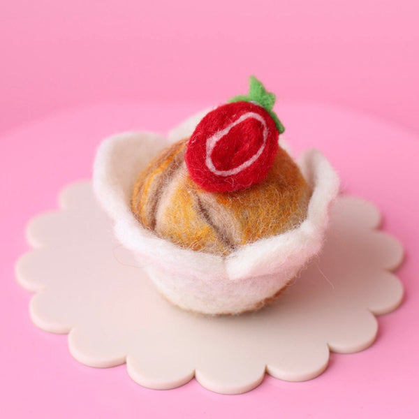 Juni Moon Felt Muffins - Strawberry