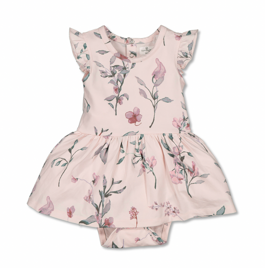 Flutter Dress Baby Onesie - Florence