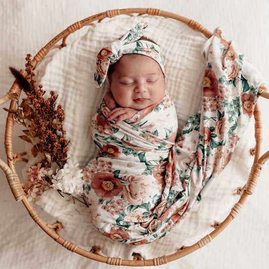 Florence Jersey Wrap Set | Little Bambino Bear
