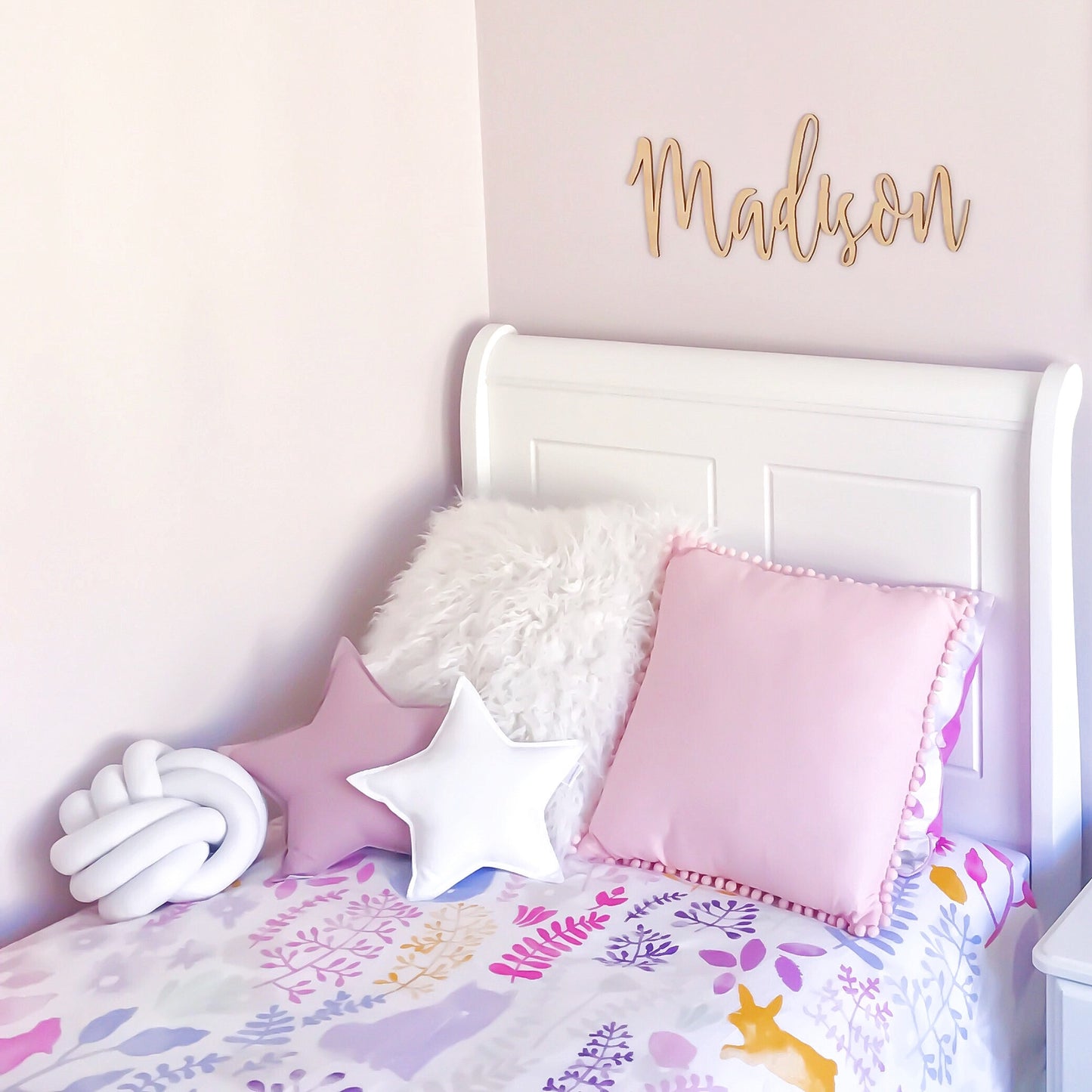 Little Bambino Bear - Mini Star Cushion - Made to order - Little Bambino Bear