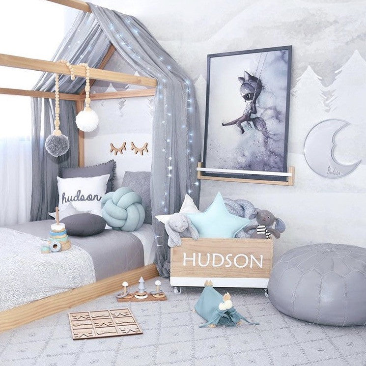 Little Bambino Bear - Mini Star Cushion - Made to order - Little Bambino Bear