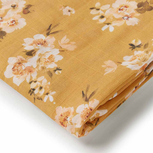 Snuggle Hunny Kids - Golden Flower Organic Muslin Wrap