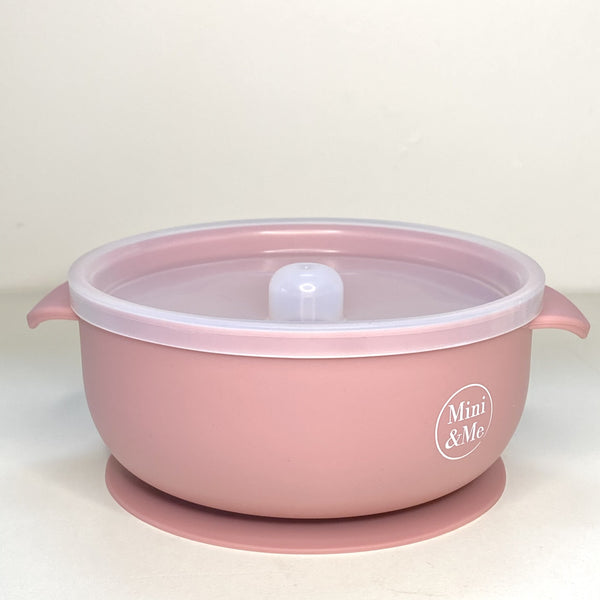 Guava Mini and Me Round Bowl with Lid