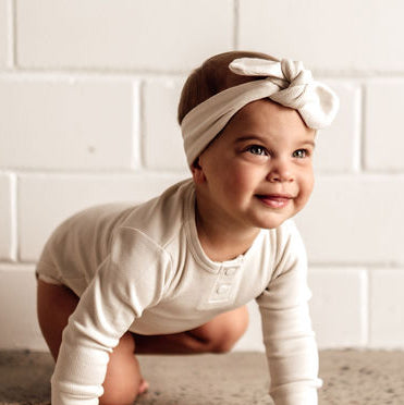 Halo Ribbed Topknot - Snuggle Hunny Kids