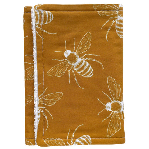 Handmade Baby Burp Cloth - Honey Bee