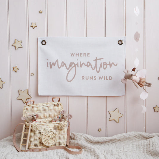 Leonie and the Leopard - Imagination Mini Flag