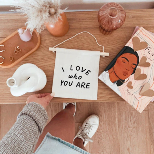 Imani Collective - I Love Who You Are Hang Sign