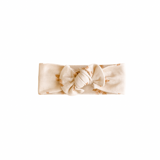 India and Grace - Wrap Headband - Christmas Floral