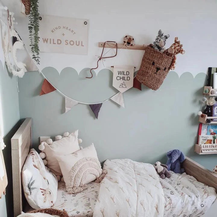 Leonie and the Leopard - Kind Heart Wild Soul Wall Banner