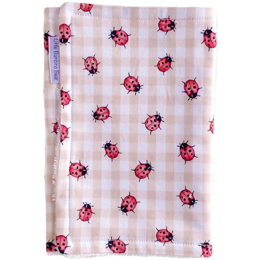 Premium Burp Cloth - Ladybug