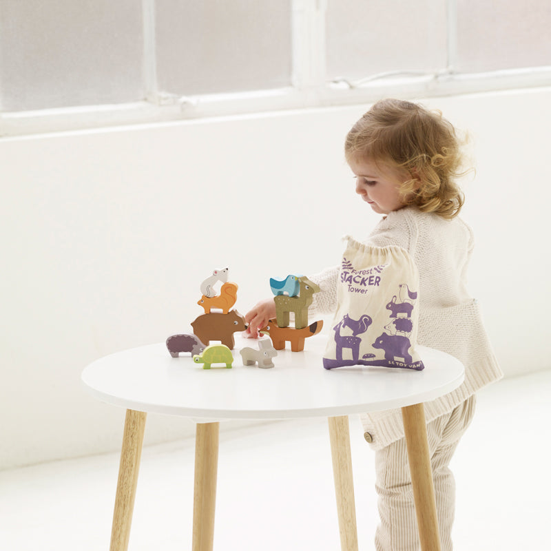 Le Toy Van - Petilou Forest Stacking Animals and Bag