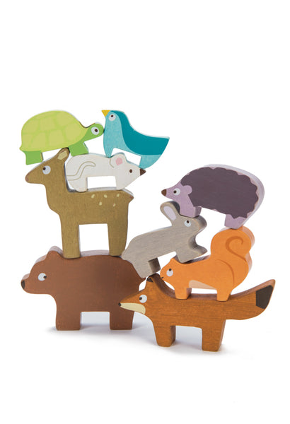 Le Toy Van - Petilou Forest Stacking Animals and Bag