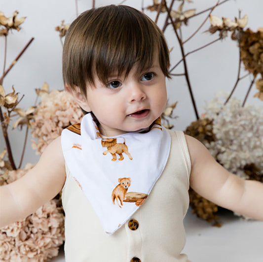 Snuggle Hunny Kids - Dribble Bib - Lion
